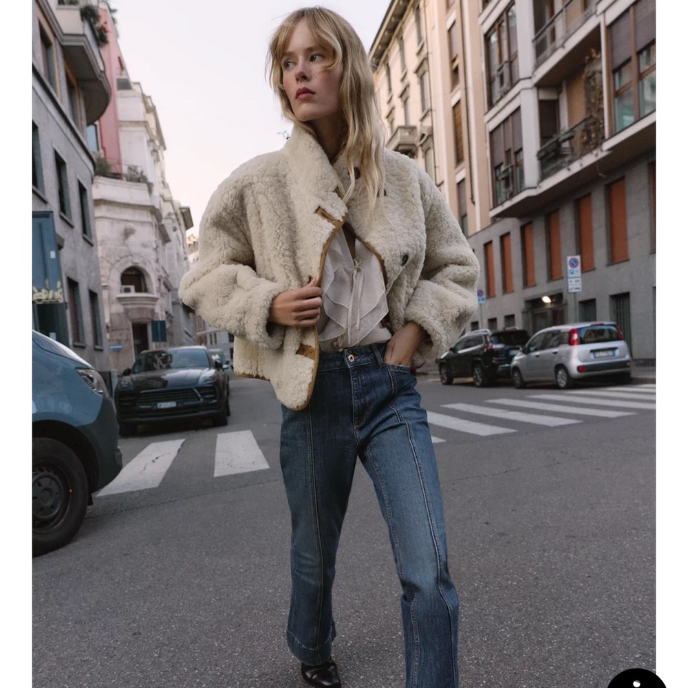 Zara Tan Jacket Reversible